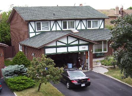 The home in Mississauga